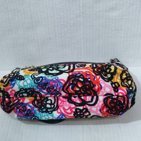 COACH Poppy Multicolor Scribble Graffiti Blossom Small Hobo Shoulder Bag Y2K New - Picture 5 of 16